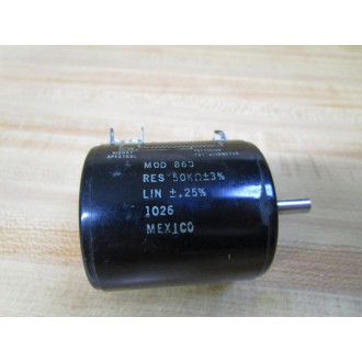 Spectrol MOD 860 Potentiometer  MOD860 50K Ω Ohms - Used