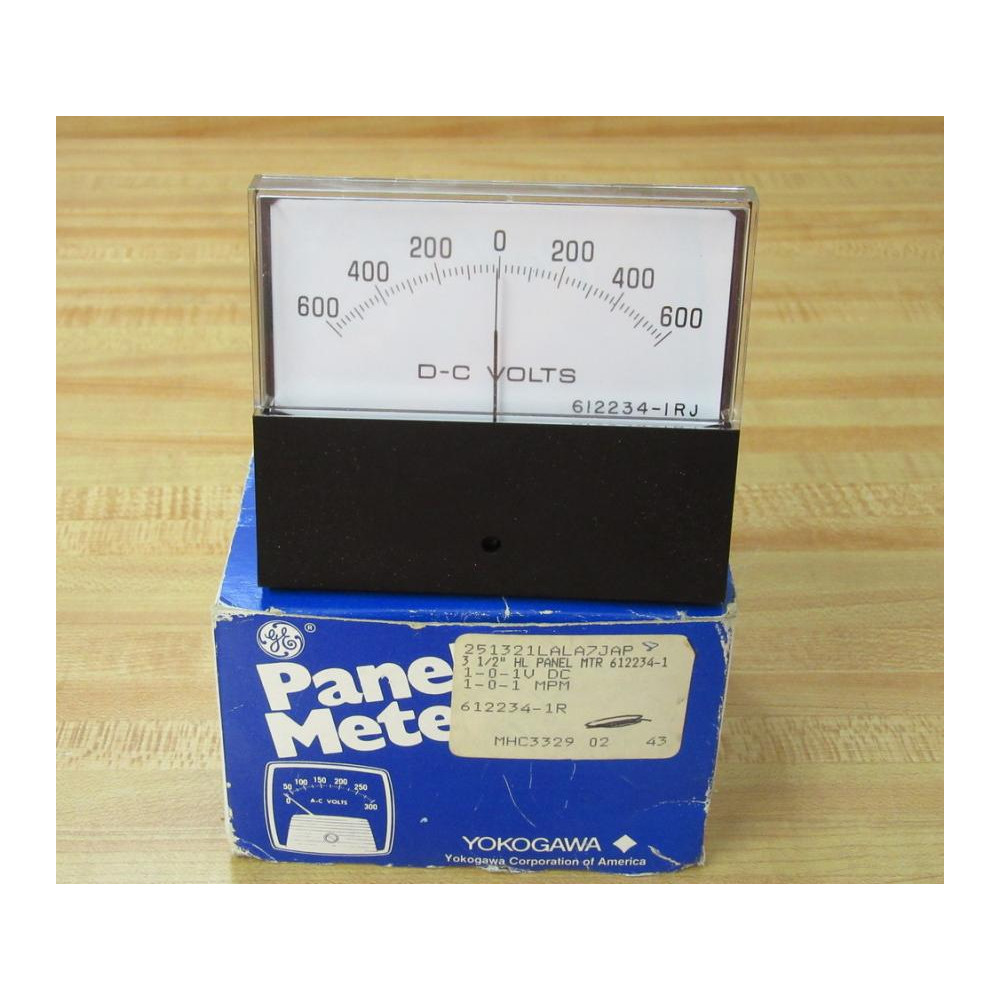 Yokogawa 612234-1RJ Panel Meter 6122341RJ