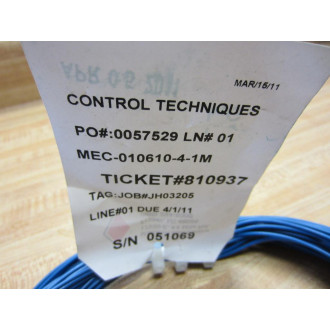MEC-010610-4-1M Cordset MS3470L18-32S MEC01061041M - New No Box