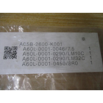 Fanuc A05B-2600-K001 Fuse Kit A05B2600K001