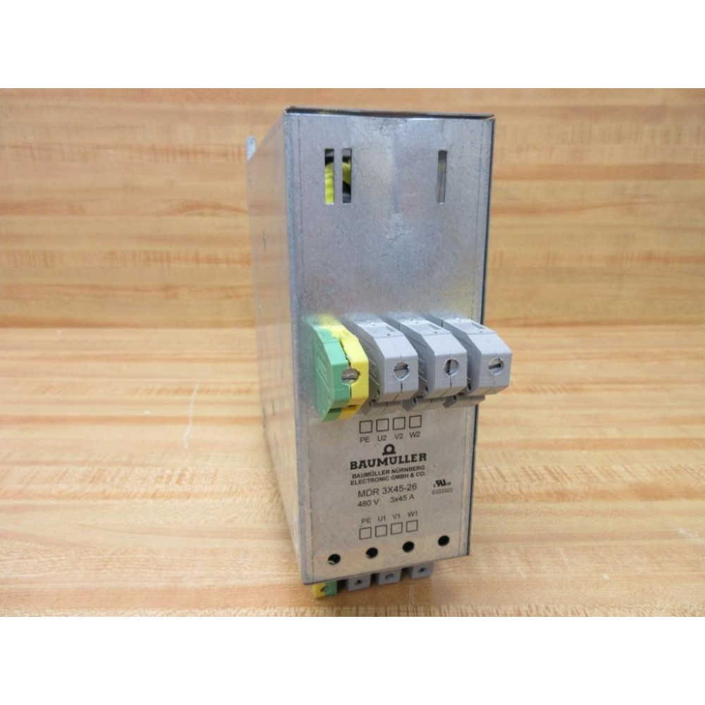 Baumuller MDR-3X45-26 Line Filter MDR3X4526 - Used