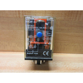 Omron MK2P-S-24V DC Relay MK2P-S-24VDC - Used