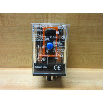 Omron MK2P-S-24V DC Relay MK2P-S-DC24 - New No Box