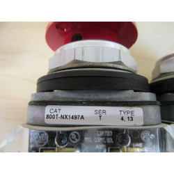 Allen Bradley 800T-NX1497A Double Push Button Switches