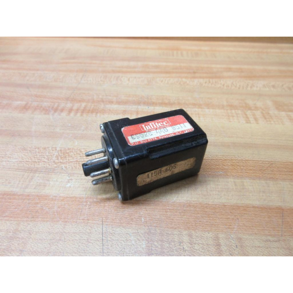 Infitec CS52C-440 Time Delay Relay CS52C440 115A-60S - Used