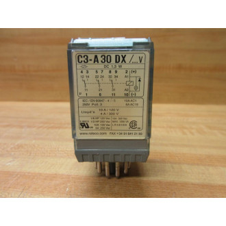 Releco C3-A30DX24VDC Turck Relay C3-A30DX-DC24V - Used