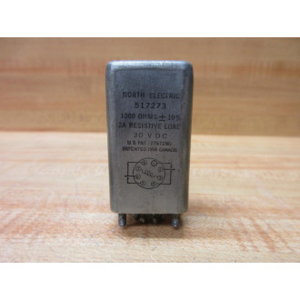 North Electric 517273-30V DC Relay 517273-30VDC - Used