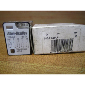 Allen Bradley 700-HC24A1-120V AC Relay 700HC24A1-120VAC Ser D