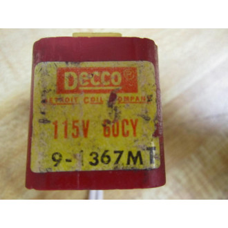 Decco 9-1367MT Solenoid Coil 91367MT - Used