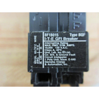 ITE BF18015 Circuit Breaker - Used