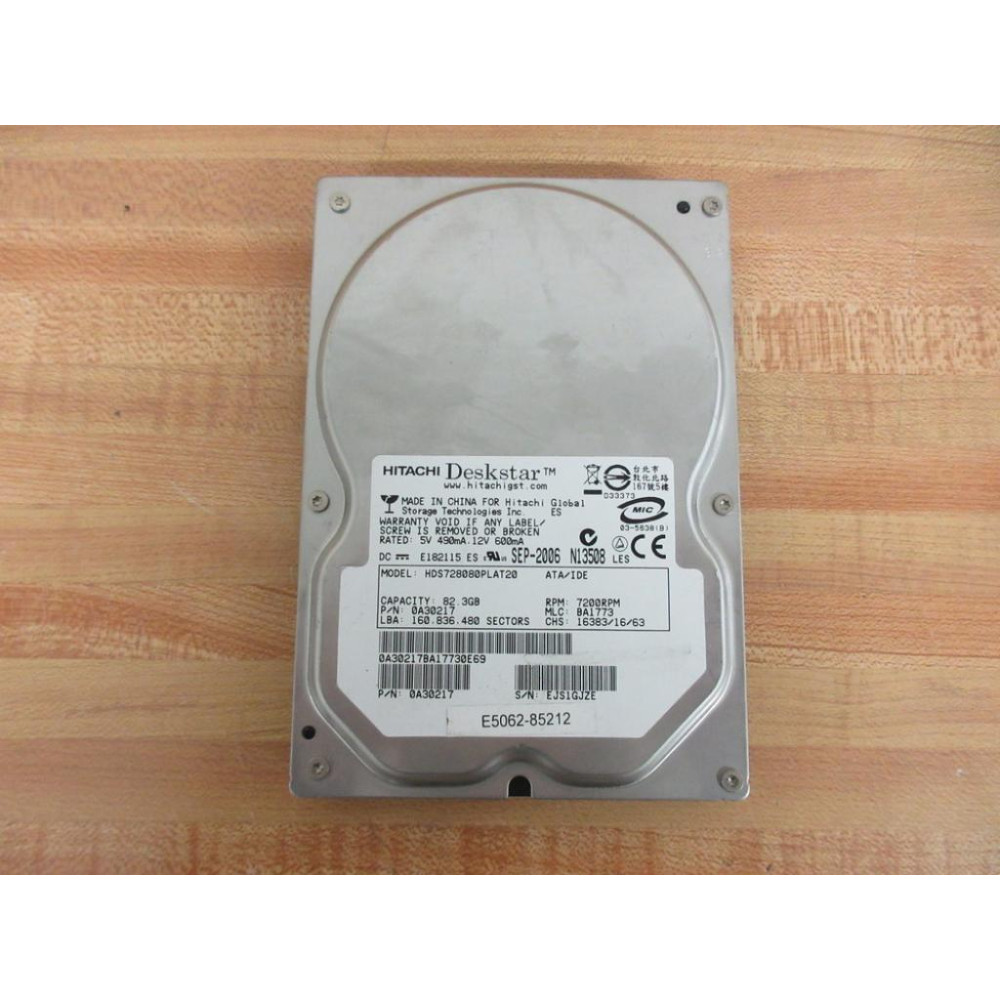 Hitachi HDS728080PLAT20 Hard Drive - Used