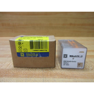 Square D 8501-KUD13V53-24V DC Relay 8501-KUD13V53-24VDC Series E
