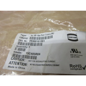 Harting 09300161301 Base Panel