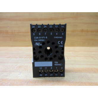 Chenyao CSM-S11F1-R Relay Socket CSMS11F1R - New No Box