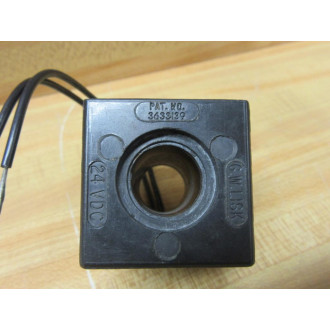 G.W. Lisk 3633139 Coil 24VDC 1-116" OD x 34" Bore - New No Box