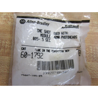 Allen Bradley 60-1792 One Shot Module 601792