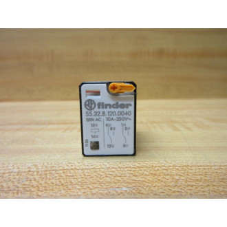Finder 55.32.8.120.0040-120V AC Relay 55.32.8.120.0040-120VAC - New No Box