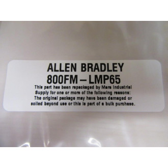 Allen Bradley 800FM-LMP65 Push Pull Switch