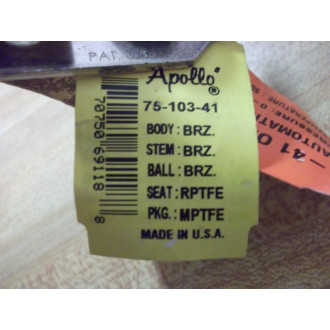 Apollo 75-103-41 Ball Valve 12" NPT - New No Box