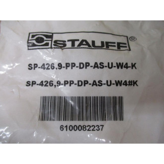 Stauff SP-426.9-PP-DP-AS-U-W4-K Weld Plate Pipe Clamp Kit