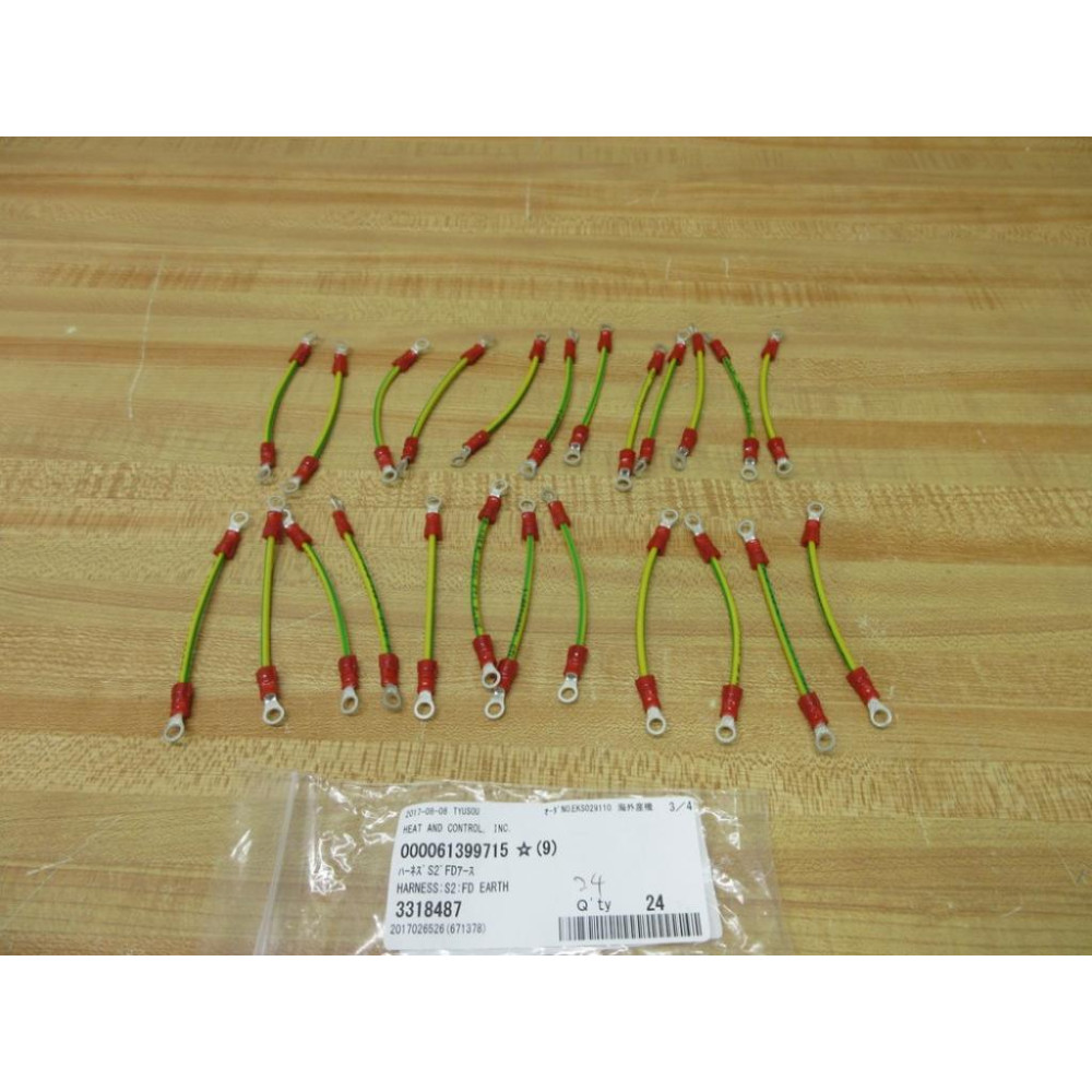 Tyusou 000061399715 Connectors 3318487 (Pack of 24)