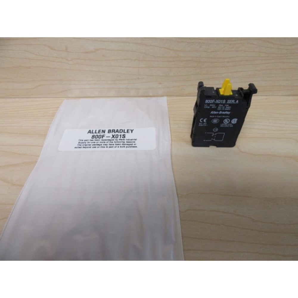 Allen Bradley 800F-X01S Contact Block 800F-XO1S