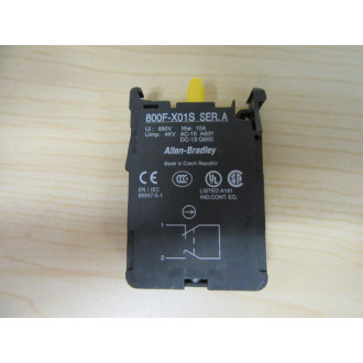 Allen Bradley 800F-X01S Contact Block 800FX01S