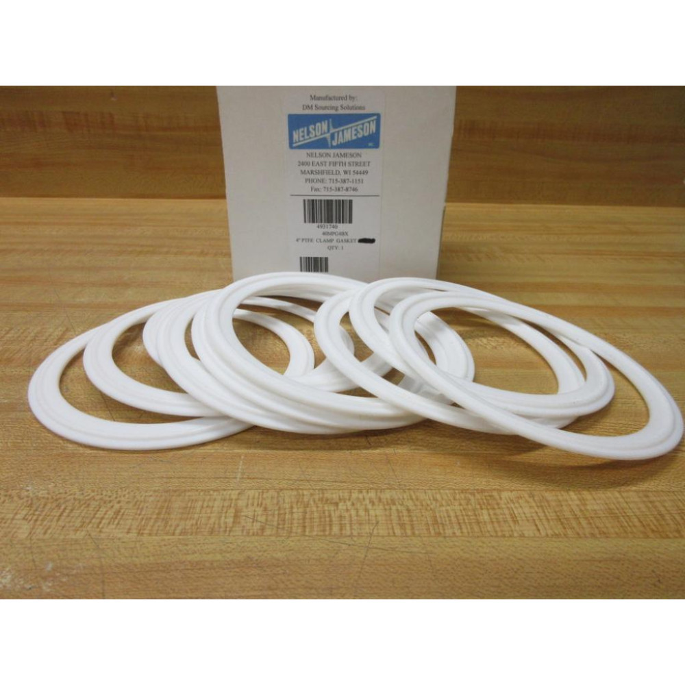 Nelson-Jameson 4931740 4" Clamp Gasket 40MPG4BX (Pack of 9)
