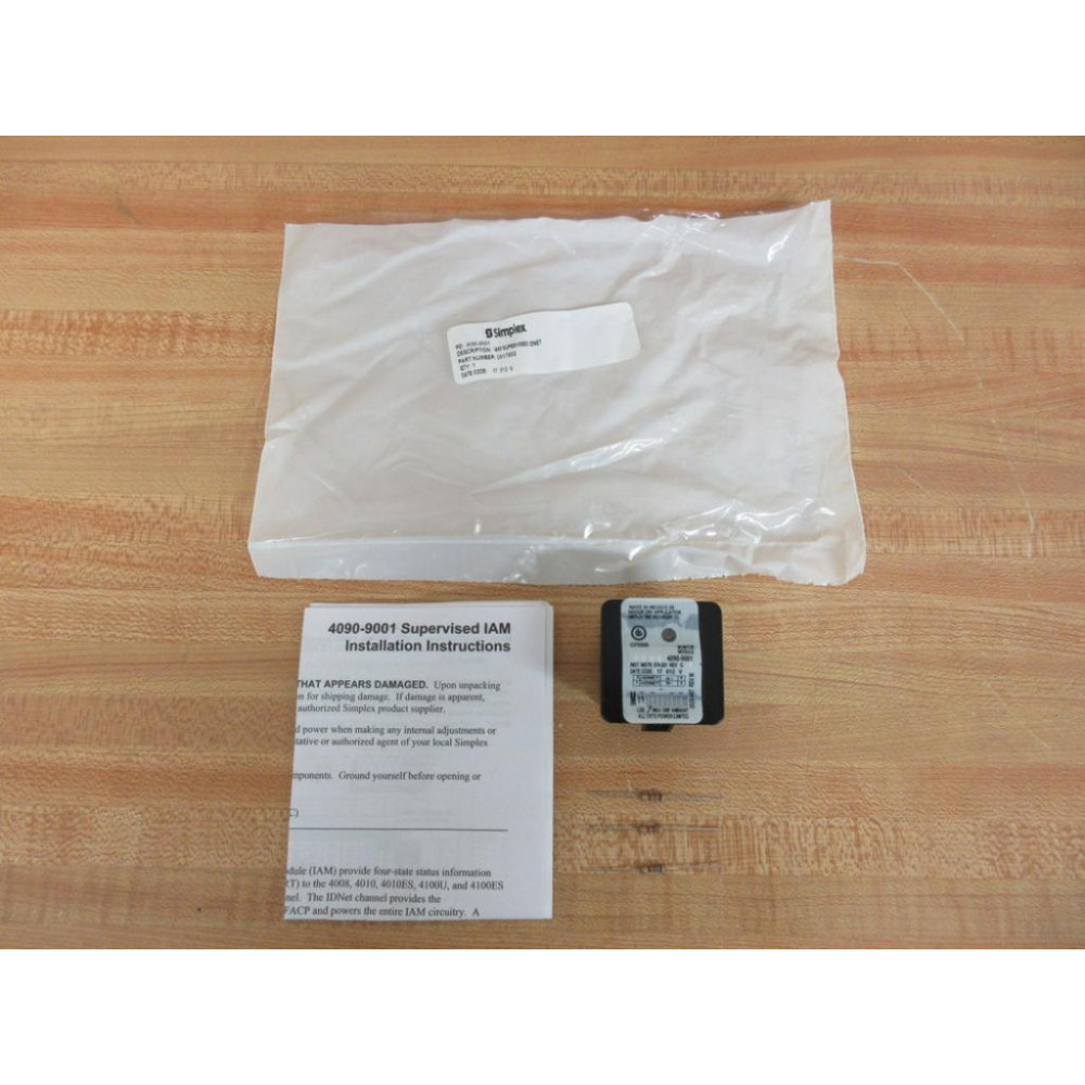 Simplex 4090-9001 Fire Alarm Monitor Module 40909001