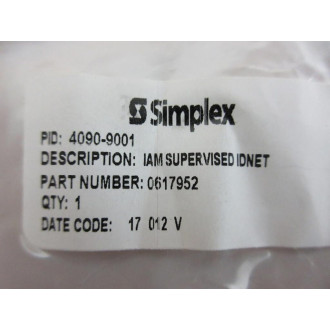 Simplex 4090-9001 Fire Alarm Monitor Module 40909001