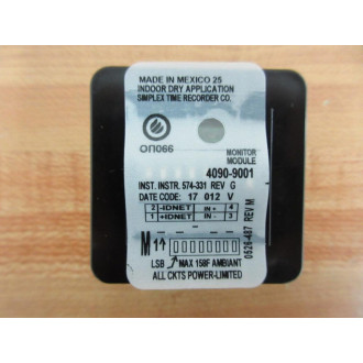 Simplex 4090-9001 Fire Alarm Monitor Module 40909001