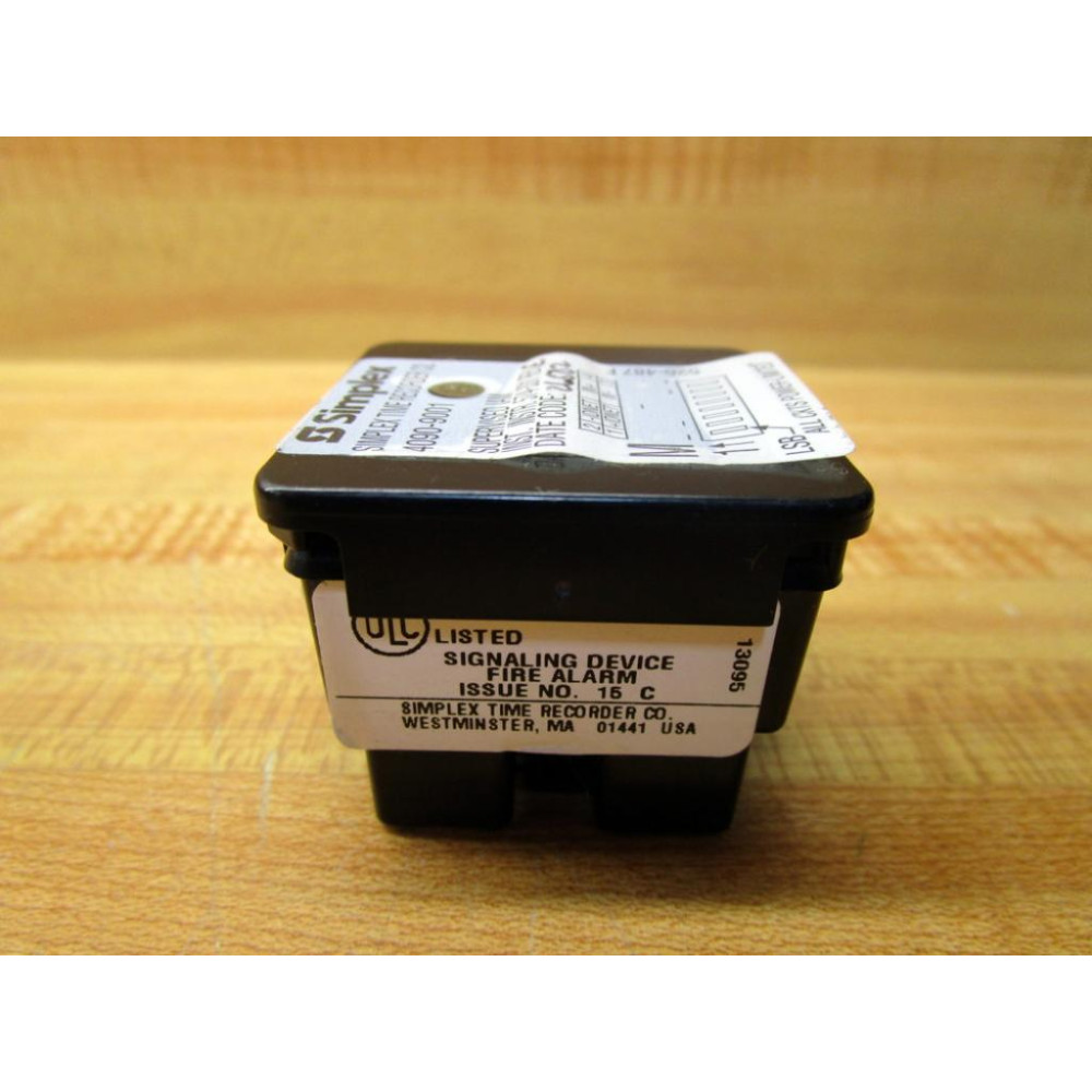 Simplex 4090-9001 Fire Alarm Monitor Module 40909001 Rev E - New No Box