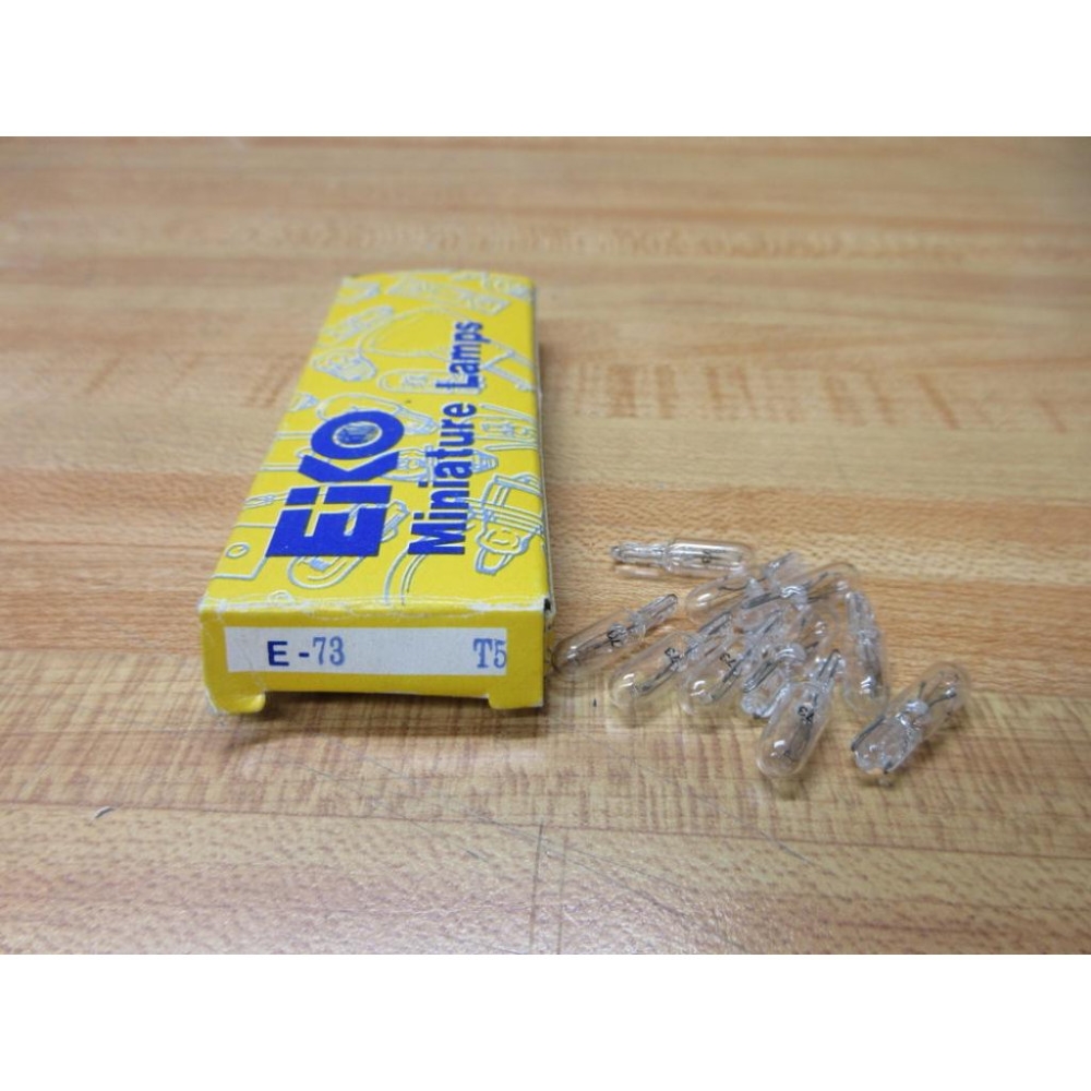 Eiko E-73 Miniature Lamp Light Bulb 49454 (Pack of 10)