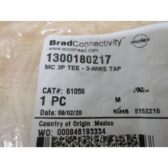 Brad ConnectivityMolex 61056 Tee Adaptor 1300180217