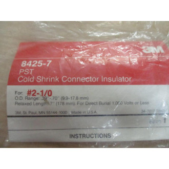 3M 8425-7 PST Cold Shrink Connector Insulator