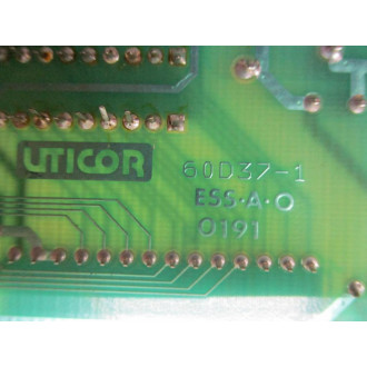 Uticor 60D31-2 60C53-4 Circuit Board Assembly 60D37-1 - Used