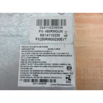 Evotec PX-450RMGUN Power Supply  PX450RMGUN - Used