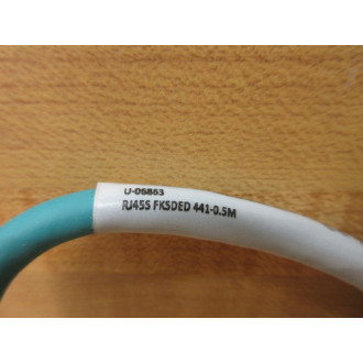 Turck RJ45S FKSDED 441-0.5M Double Ended Cordset U-06863 - New No Box