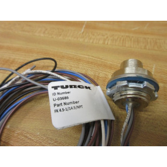 Turck FK 4.5-114.5NPT Receptacle U-03685 - New No Box