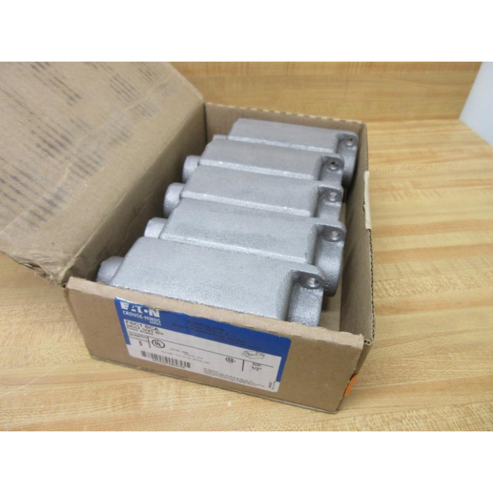 Eaton FSC1 SCA Condulet Outlet Box FSC1SCA (Pack of 5)