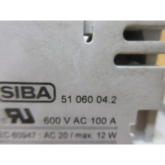 Siba 51 060 04.2 Fuse Holder 51060042 - Used