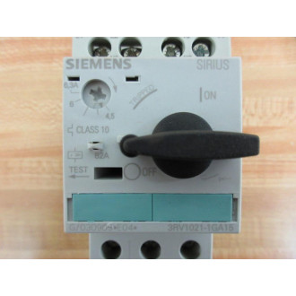Siemens 3RV1021-1GA15 Circuit Breaker 3RV10211GA15 - Used