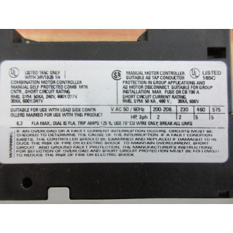 Siemens 3RV1021-1GA15 Circuit Breaker 3RV10211GA15 - Used