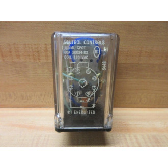 Deltrol Controls 105ML-SPDT-10A-120V AC Relay 20034-83 - Used