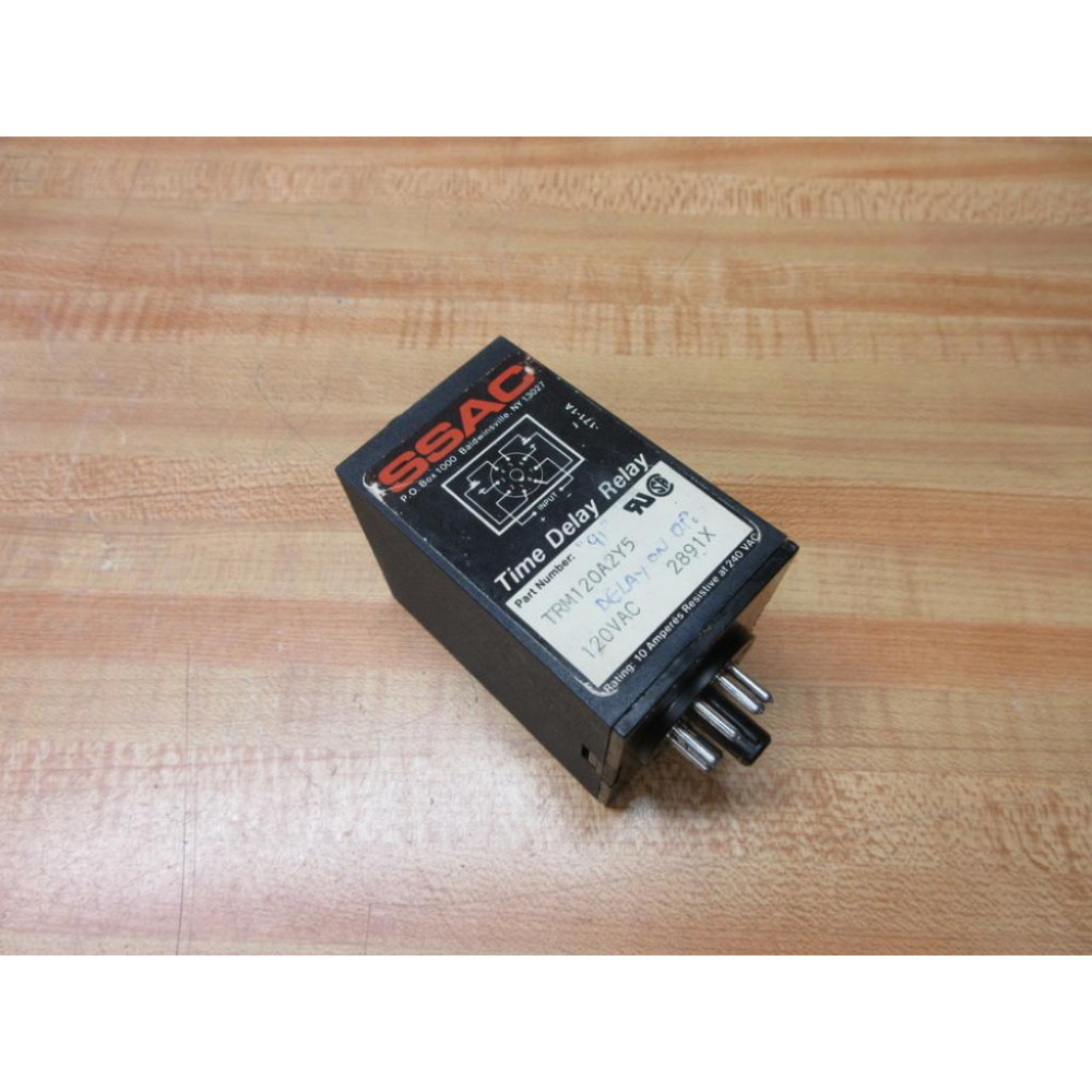SSAC TRM120A2Y5-120V AC ABB Relay TRM120A2Y5-120VAC - Used