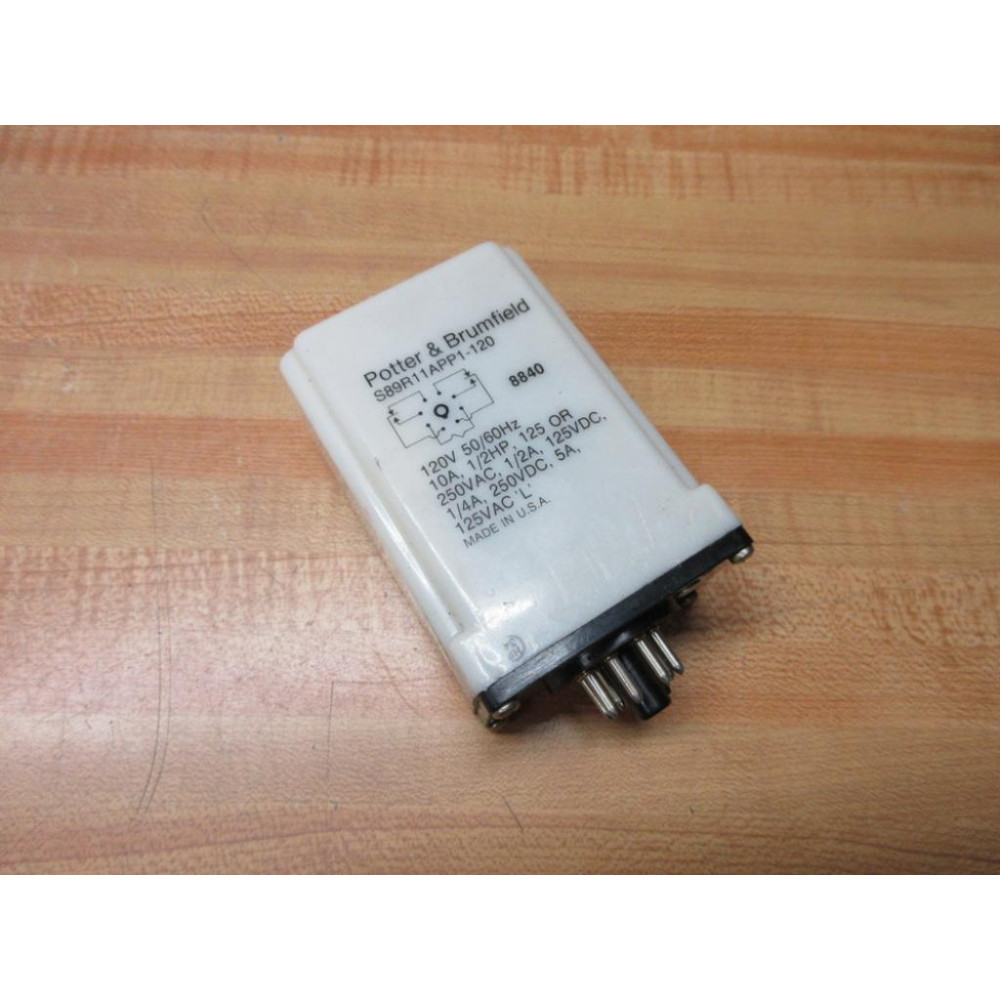 Potter & Brumfield S89R11APP1-120 Relay S89R11APP1-120V - Used