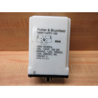 Potter & Brumfield S89R11APP1-120 Relay S89R11APP1-120V - Used