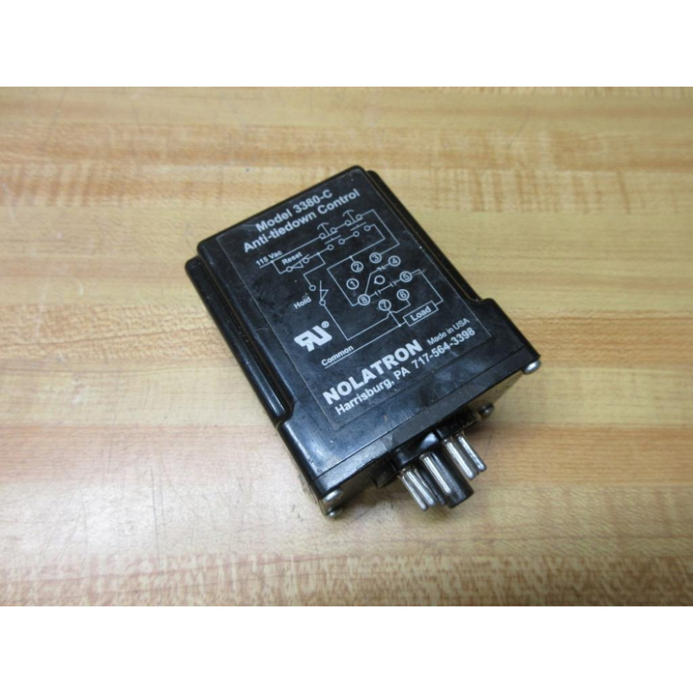 Nolatron 3380-C-115V AC Anti-Tiedown Control 3380C-115VAC - Used