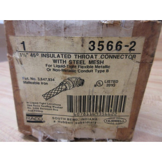 Raco 3566-2 Throat Connector 35662