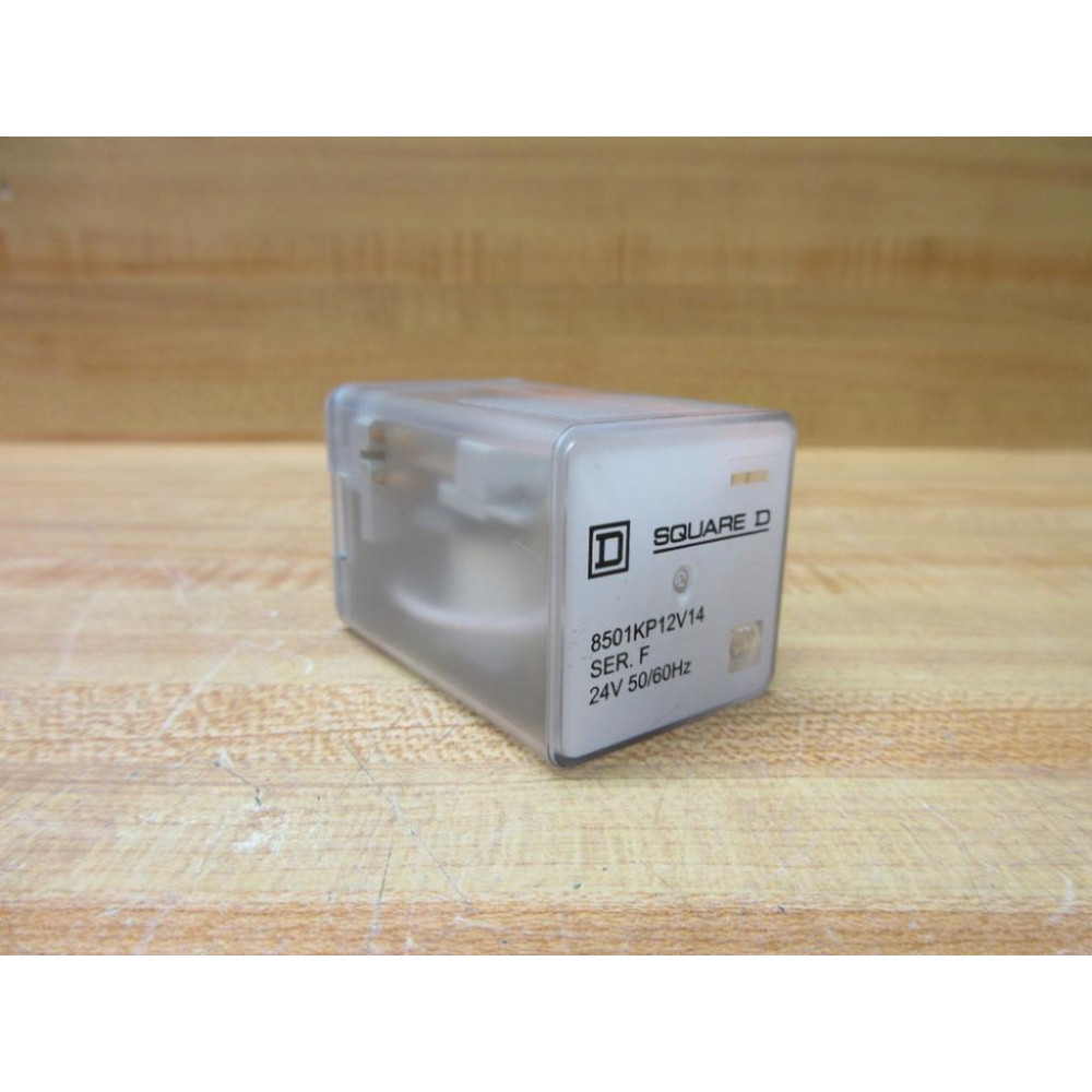 Square D 8501-KP12-V14-24V Relay 8501-KP12-V14 Series F - Used